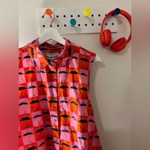 Opening Ceremony x Magritte Long Button Tank Umbrella Print Rare Dead Stock